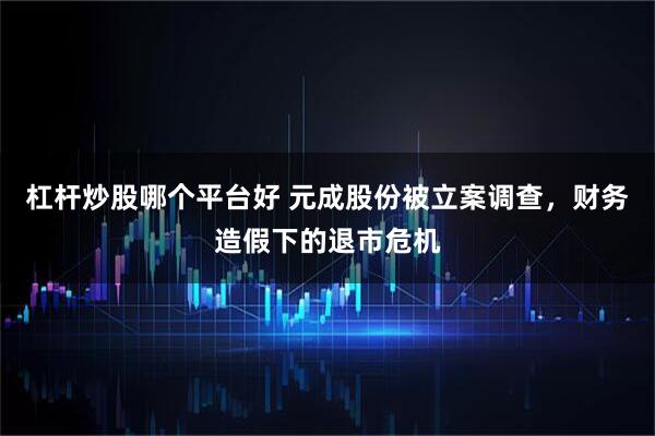 杠杆炒股哪个平台好 元成股份被立案调查，财务造假下的退市危机